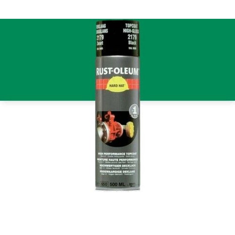 Peinture aérosol vert emeraude Hard Hat Rustoleum 2136 RUST-OLEUM