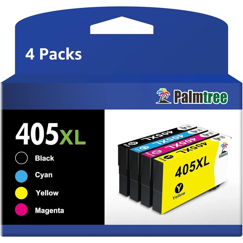 Compatibles Cartouches d'encre pour Epson 405 XL 405XL Remplacement pour Epson Workforce Pro WF-3820DWF WF-3825DWF WF-4830DTWF WF-4820DWF WF-4825DWF Workforce WF-7840DTWF WF-7830DTWF