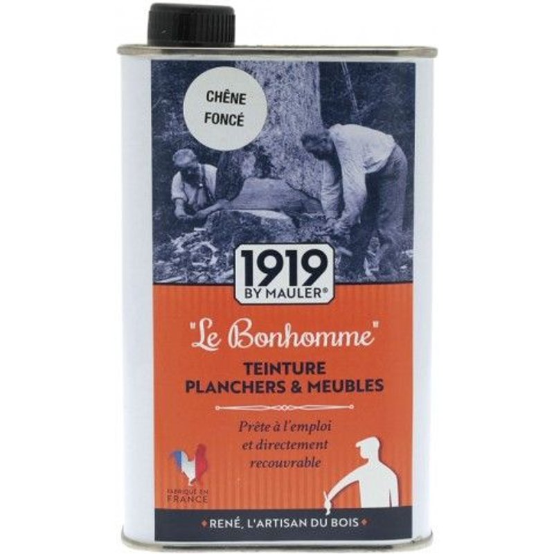 Teinture planchers & meubles Le bonhomme - 0,5 litre - Chêne foncé 1919 by Mauler