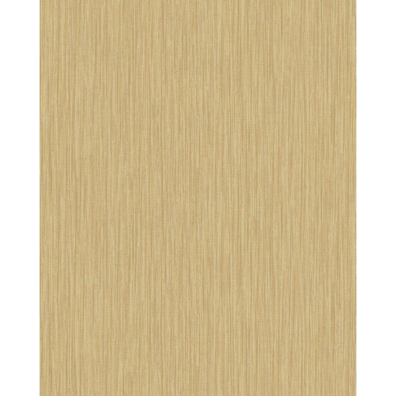 Papier peint texturé Profhome VD219138-DI papier peint intissé gaufré à chaud gaufré unicolor satiné or jaune 5,33 m2