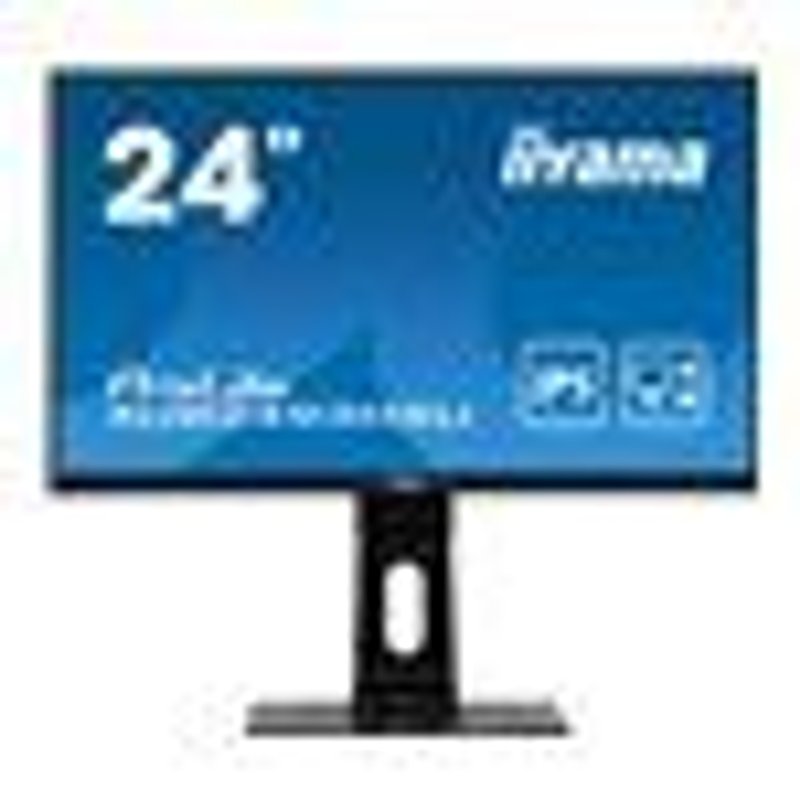 iiyama ProLite XUB2493HSU-B1 - Écran LED - 24" (23.8" visualisable) - 1920 x 1080 Full HD (1080p) @ 60 Hz - IPS - 250 cd/m² - 1000:1 - 4 ms - HDMI, VGA, DisplayPort - haut-parleurs - noir mat