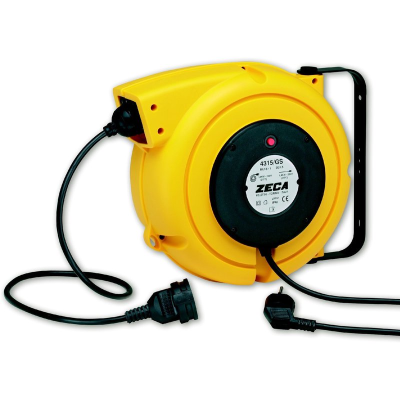 Enrouleur électrique 14 m - 3G 1,5 mm² Zeca 4315/GS