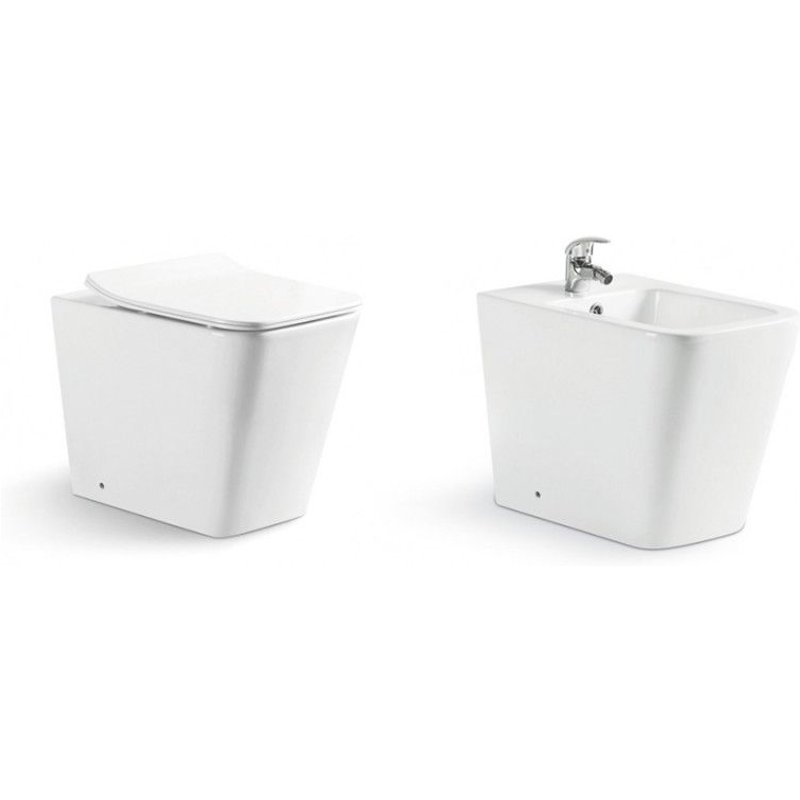 SANITAIRES À POSER EN CÉRAMIQUE AU RAS DU MUR ROCK