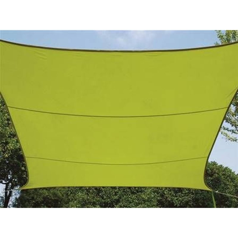 Voile solaire rectangulaire 2 x 3 m couleur: vert lime