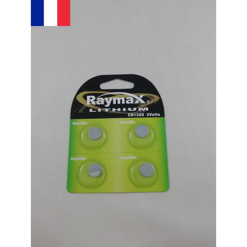 4 X Pile Bouton CR1220 Lithium 3V Piles Batterie DL1220 Jouets Calculatrices Montre