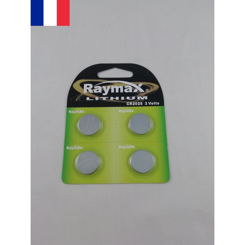 4 X Pile Bouton CR2025 Lithium 3V Piles Batterie DL2025 Jouet Calculette Montres