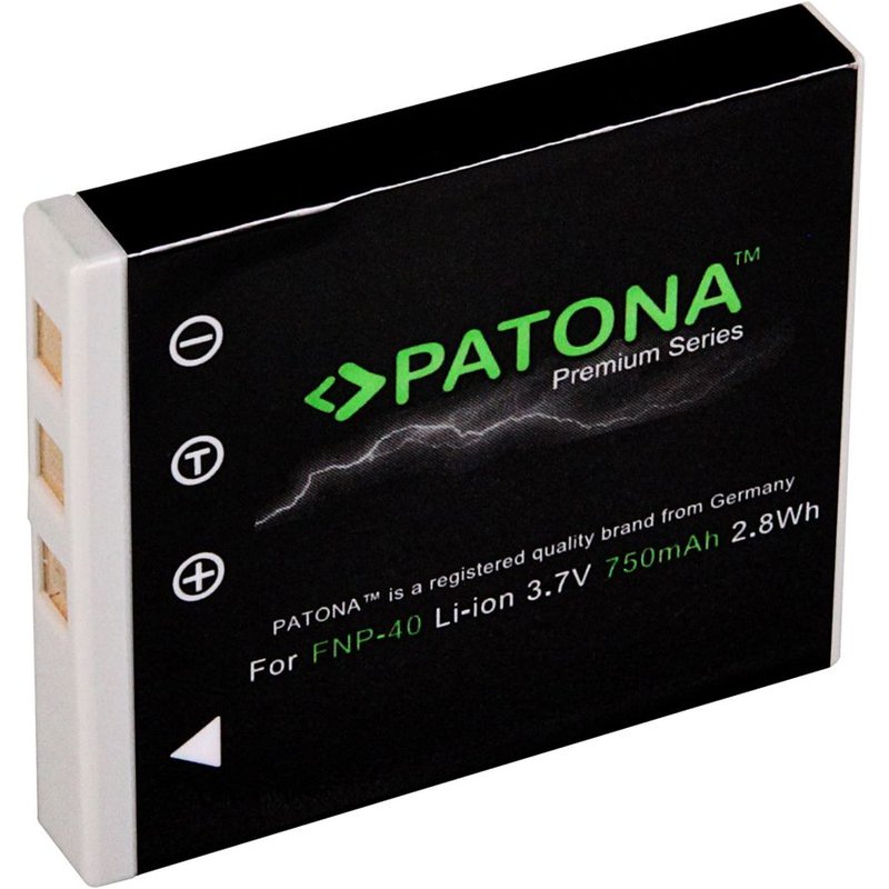 Batterie Li-Ion haut de gamme de marque Patona® pour Samsung Digimax L50 - garantie 1 an