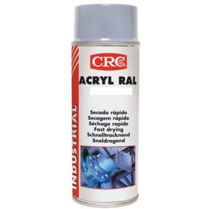 Peinture acrylique argent - application haute température - aérosol 520 ml CRC