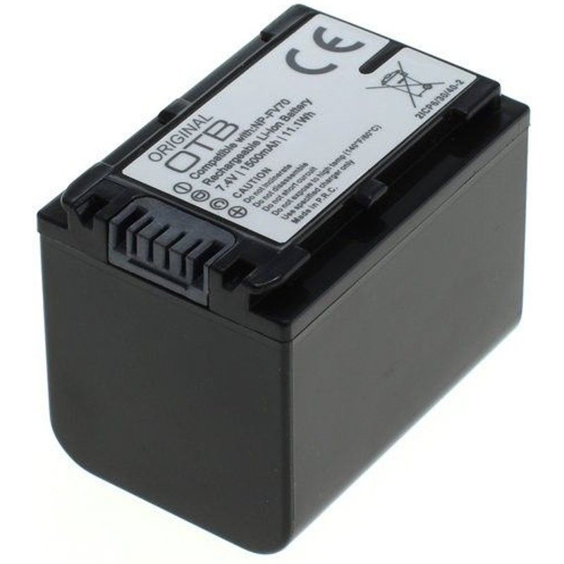 Batterie Li-Ion haut de gamme de marque otb® pour Sony Camcorder DCR-DVD405E - garantie 1 an