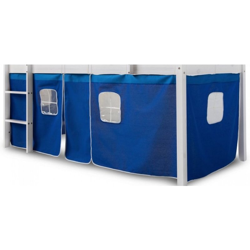 Rideau De Lit Bleu Pour Lit Mezzanine Hs4u