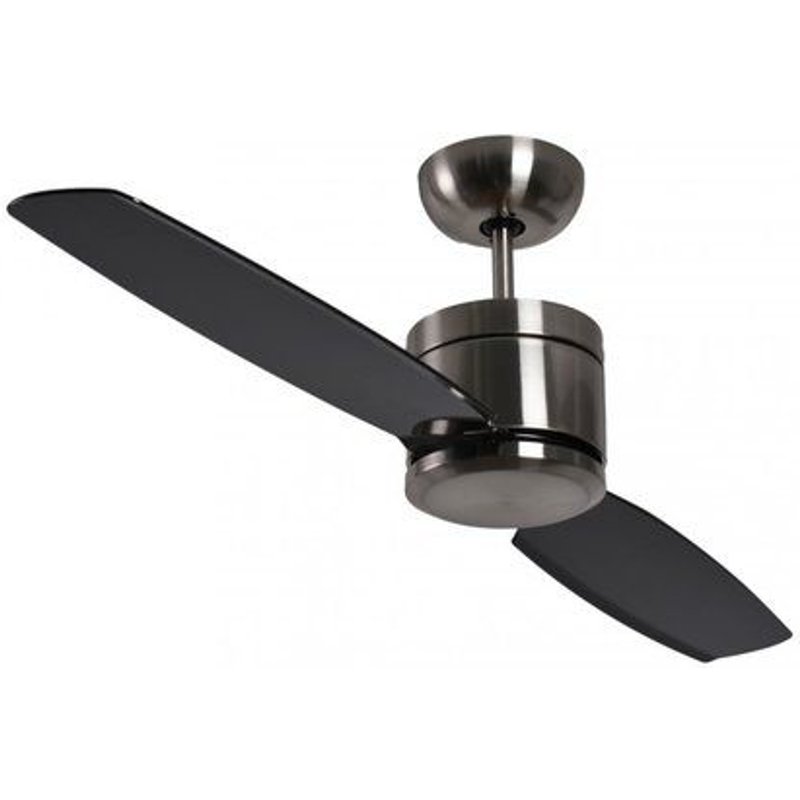 Ventilateur de plafond Turno Chrome Noir Pepeo GmbH 132201303