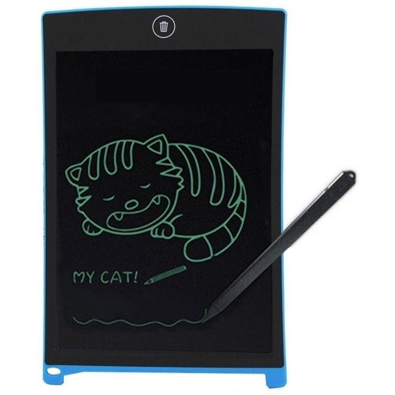Tablette Graphique Écriture Dessin LCD 8.5 Pouces Bleu YONIS
