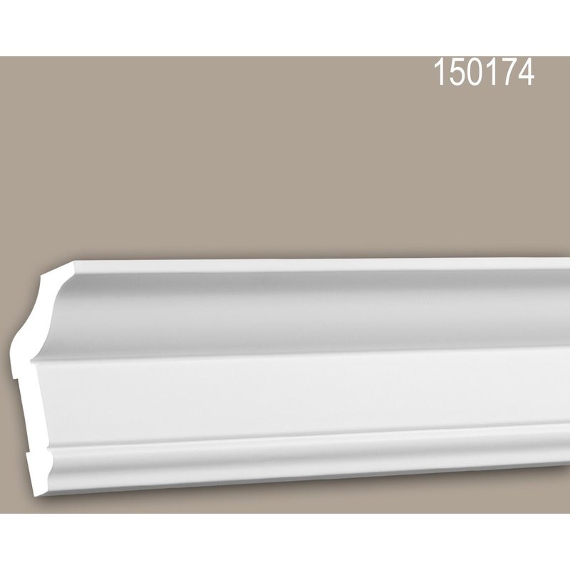 Corniche 150174 Profhome Moulure décorative style Néo-Classicisme blanc 2 m