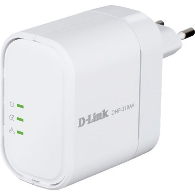D-Link PowerLine DHP-310AV - Adaptateur CPL HomePlug AV (HPAV) - Branchement mural