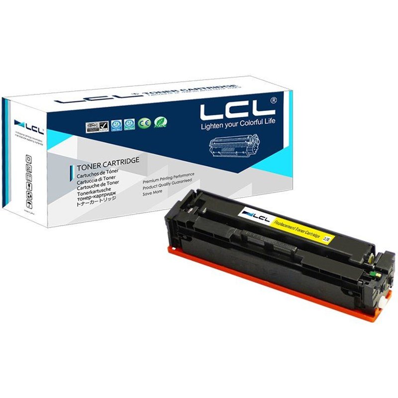 LCL Cartouche de Toner Compatible 045 045H CRG-045 CRG-045H (1Jaune) Remplacement pour Canon i-SENSYS LBP611C/ LBP611CN/ LBP612C/LBP613Cdw MF631Cn / MF632Cdw / MF633Cdw /MF634Cdw /MF635cx