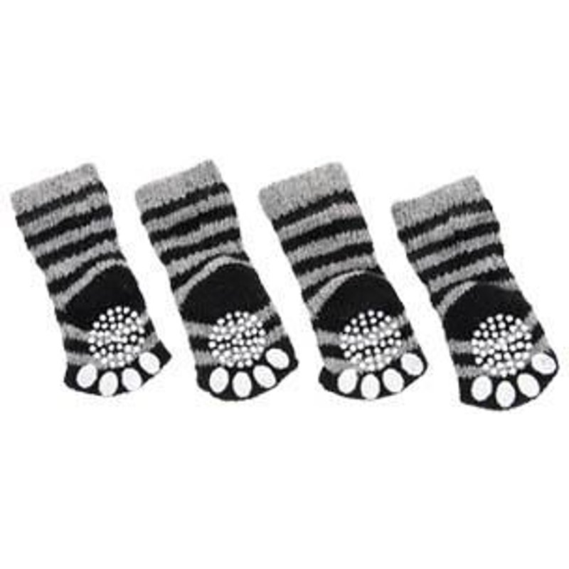 Chaussettes 4pcs/Set M Noir/Gris