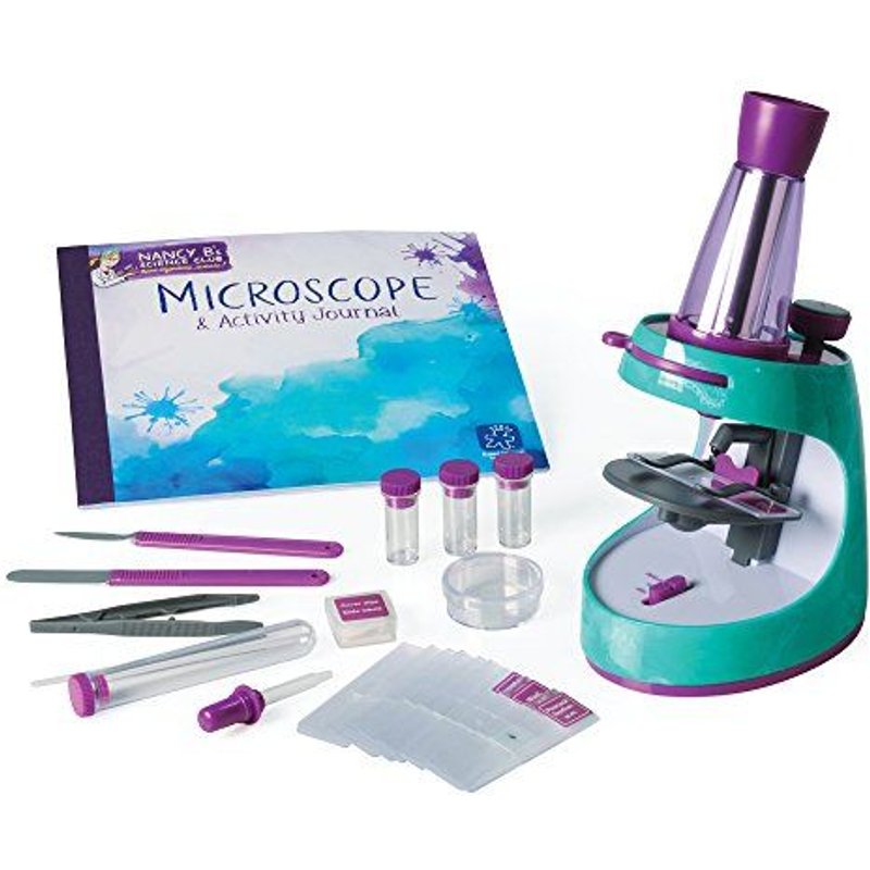 Educational Insights Nancy Bs Science Club Microscope And 22-Page Activity Journal 400x Magnification Science For Kids