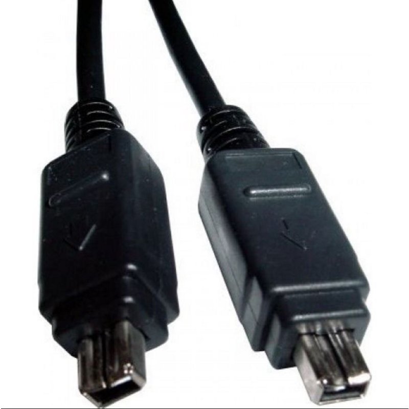 Cordon audio video numérique i.Link / Firewire (4 broches et 4 broches) haut de gamme pour Sony Camcorder Video Camera DCR-PC55E