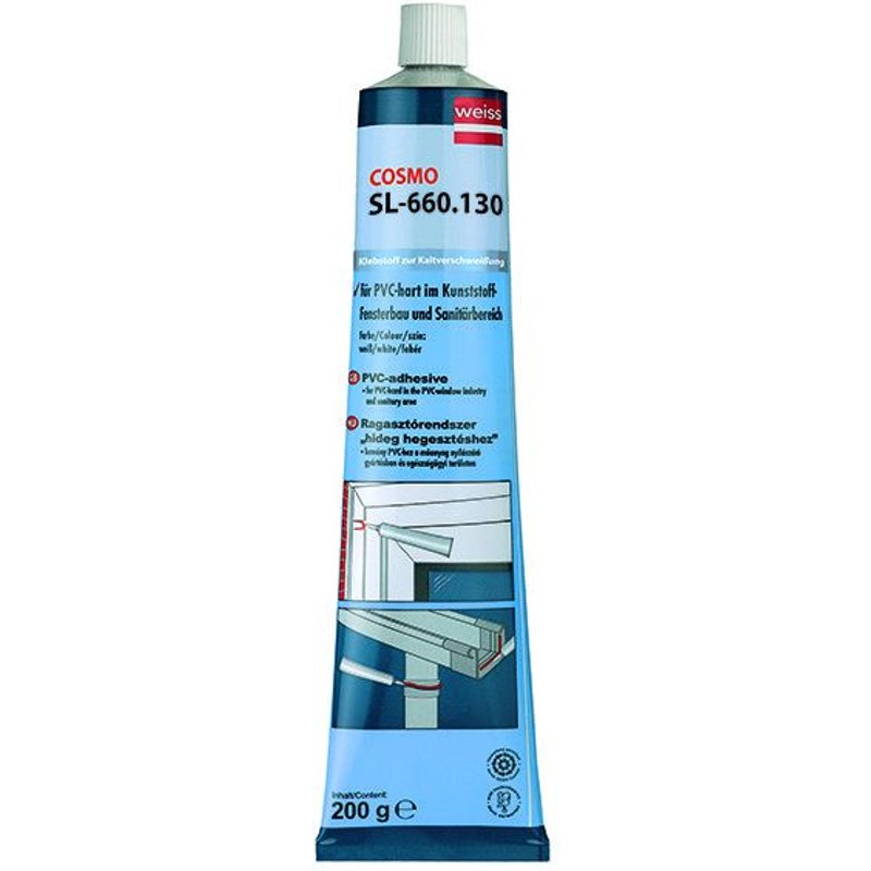 Colle PVC Transparente WEISS Tube Cosmo Haute Viscosité - SL-660.130