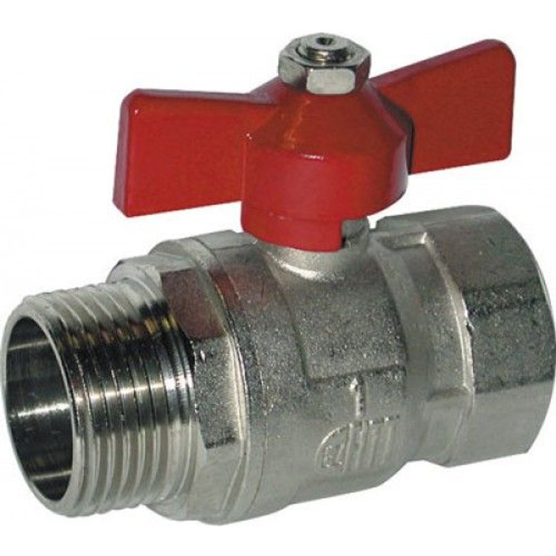 Vanne à boisseau sphérique à papillon - passage intégral PN32 - MF 26x34 EZFITT