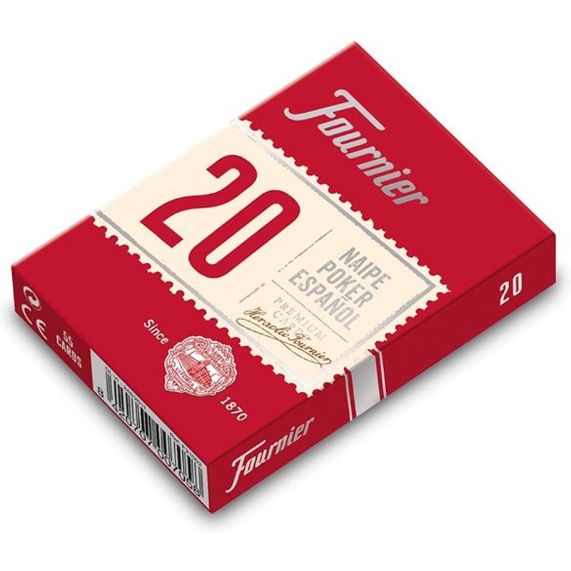 Cartes À Jouer De Poker (55 Cartes) Fournier Nº 20