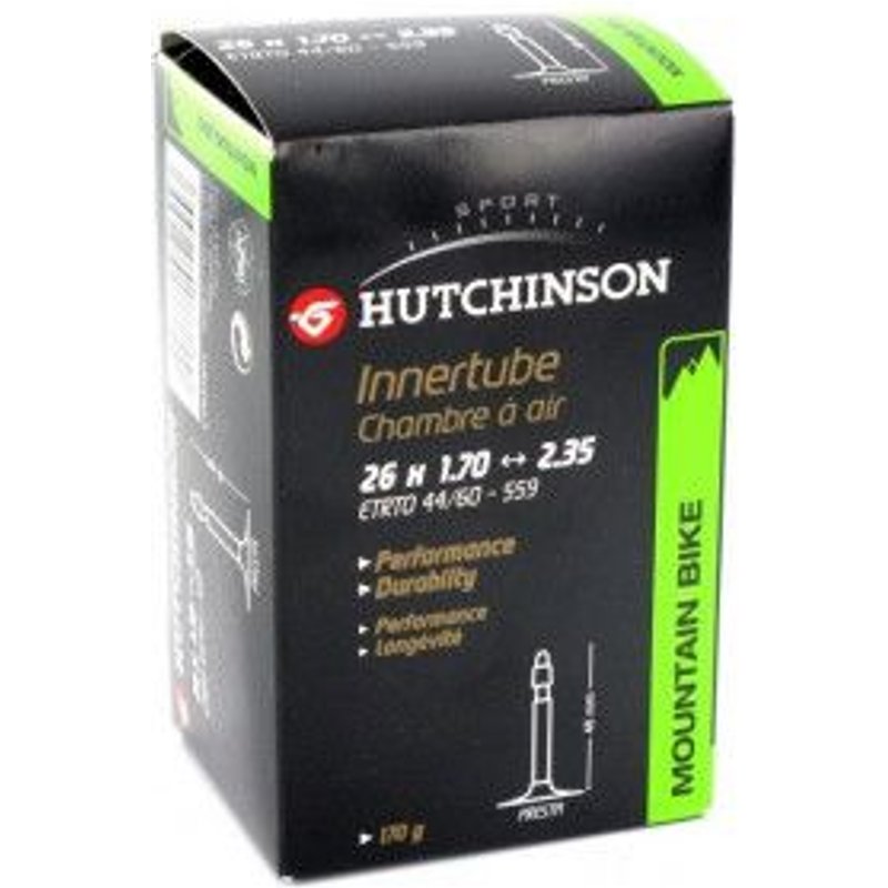 Chambre à air VTT Hutchinson 26x1.70-2.35 valve Presta (48 mm)
