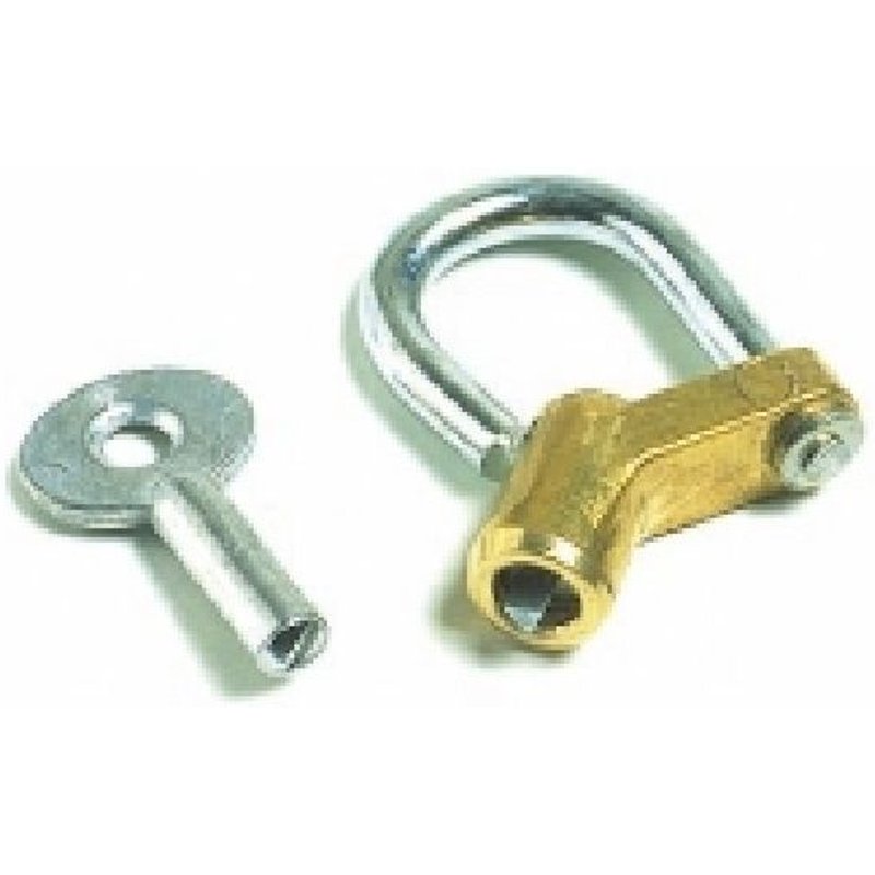 Clé triangulaire pour cadenas