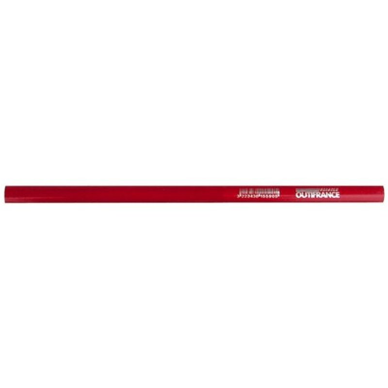 Crayon Menuisier Rouge 25 Cm