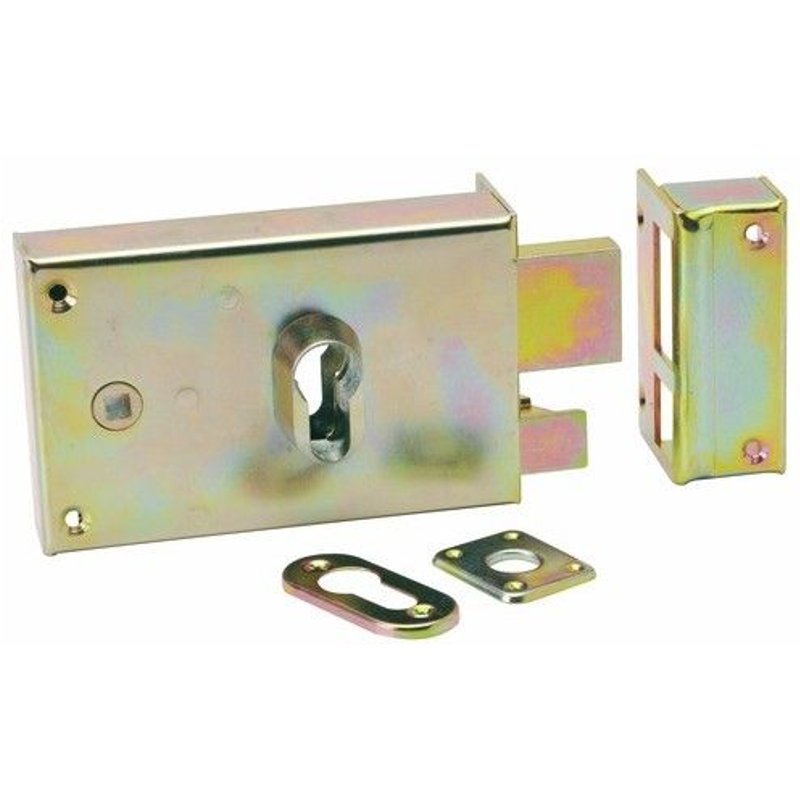 Serrure de portail - pose horizontale - main gauche - 762 LAP MÉTALUX