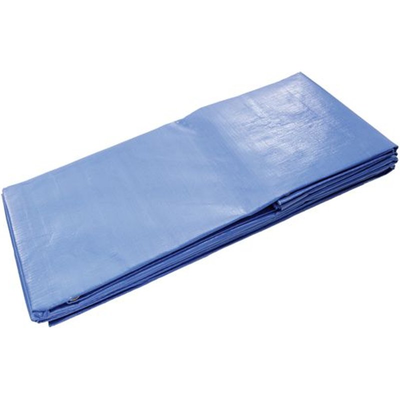 Bâche polyéthylène DIMOS - 220 g/m2 - 6 x 8 m - 408548