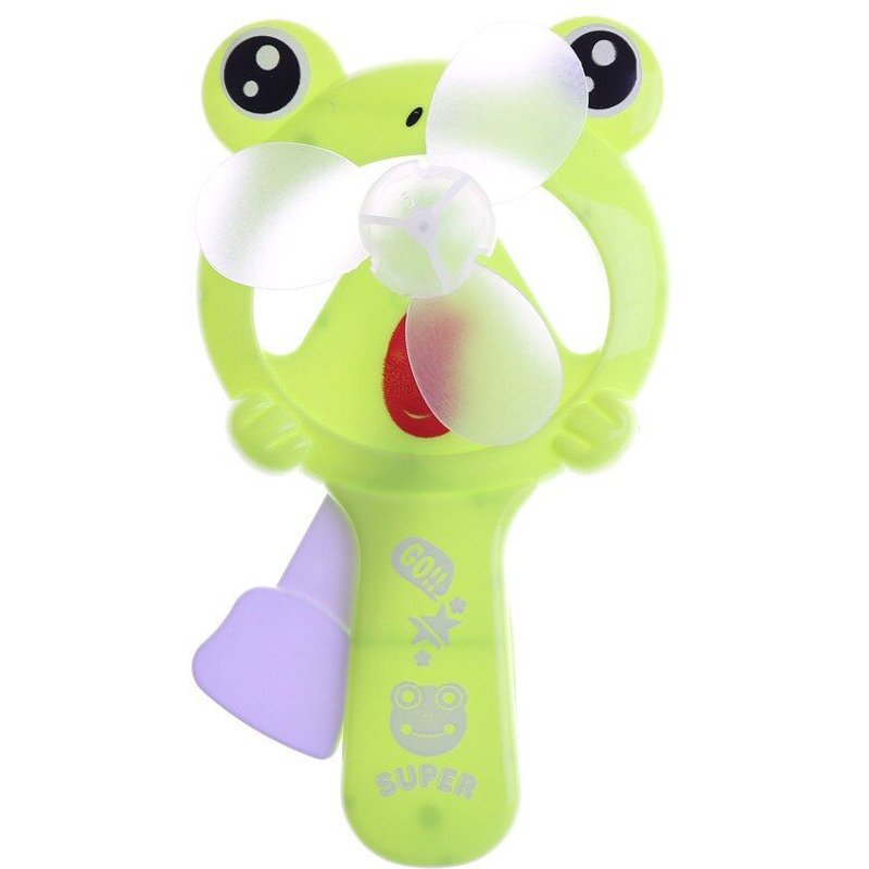 Ventilateur charmant grenouille Portable 15*8cm Humidification de bureau Portable dessin animé Ventilador à main Mini ventilateur portatif de brouillard d'eau