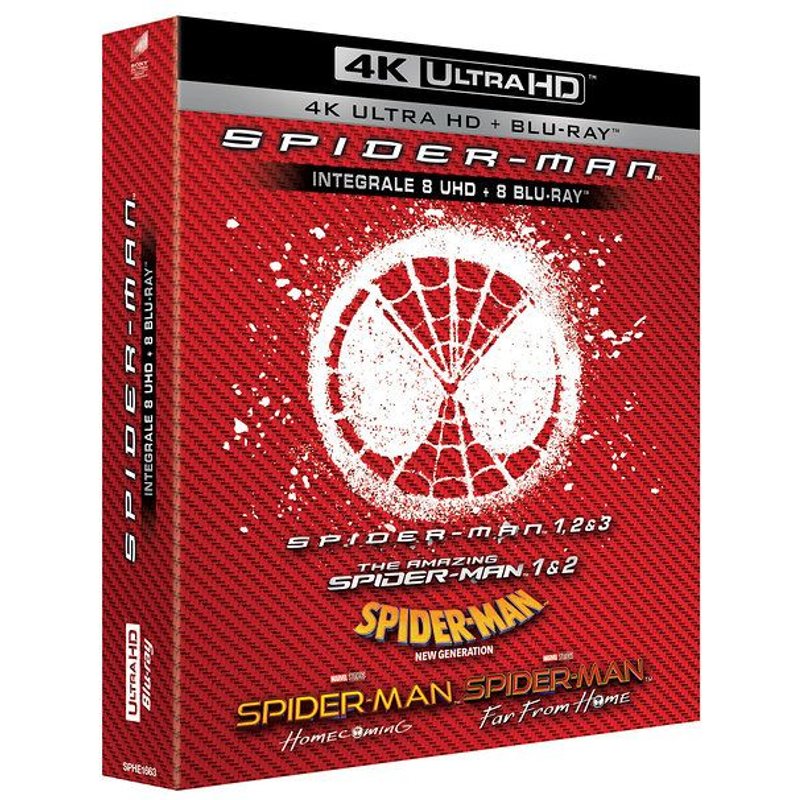 Spider-Man - Intégrale 8 Films - 4k Ultra Hd + Blu-Ray
