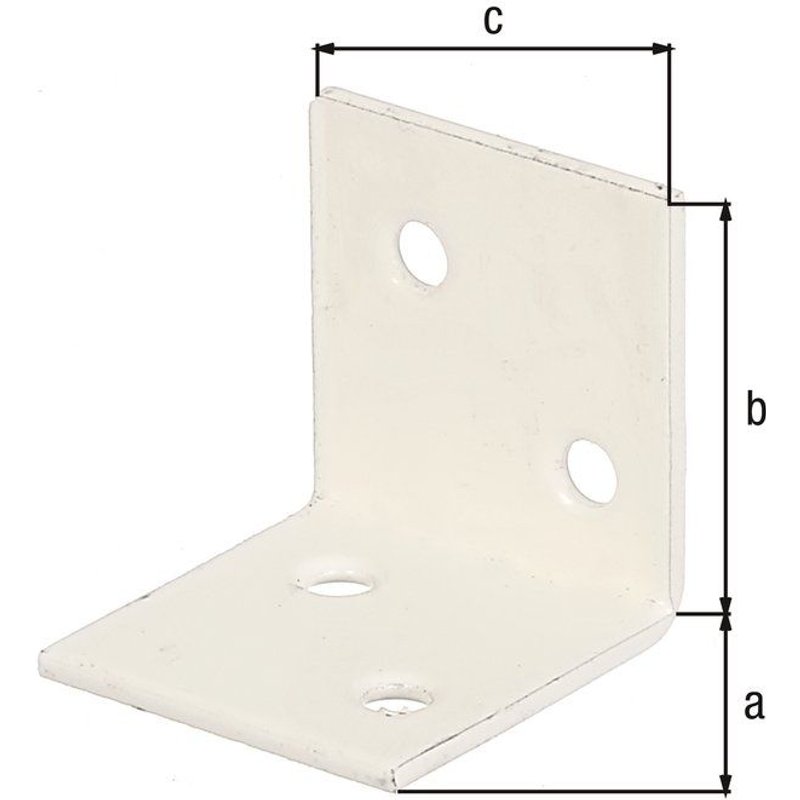 Ăquerre large zinguĂ©e phophatĂ©e blanche30x30x30