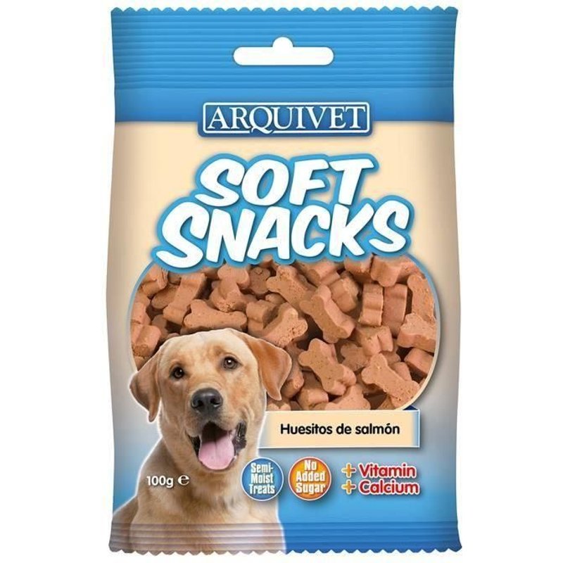 Friandises Soft Petits Os Au Saumon 100 G Aucune