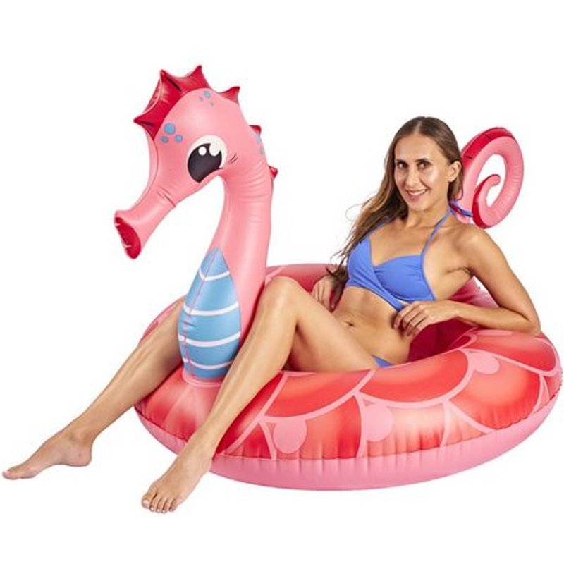 Bouée Geante Gonflable Funky Forme Hippocampe