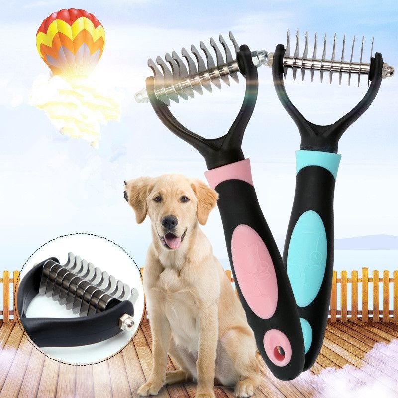 Ages 1 Pc Nouveau 10 Lame Peigne Pour Animaux De Compagnie Fourrure Pratique Et Confortable Toilettage Desheding Chien Chat Tondeuse Outil Brosse Livraison Directe Offre Spéciale