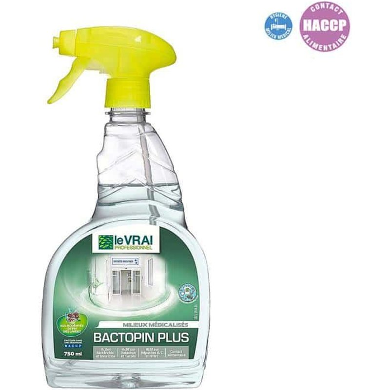 Bactopin Plus Le Vrai Professionnel désinfectant 750ml