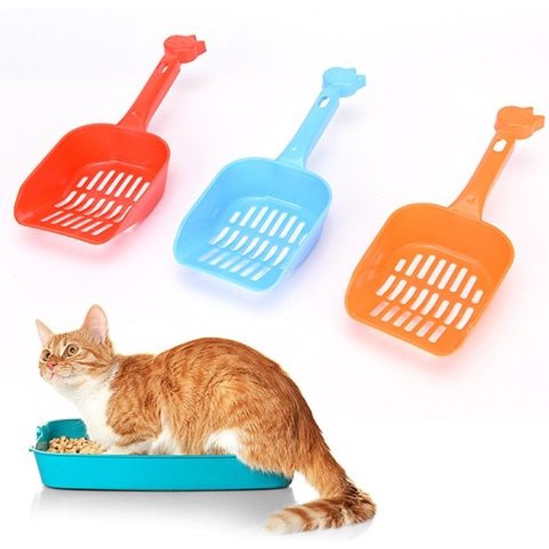 Bac À Ordures En Plastique À Grille Pelle À Sable Poop De Tamis À Boules Fournitures De Nettoyage D'animaux De Compagnie Pour Chat Pelle À Litière Pour Chiens