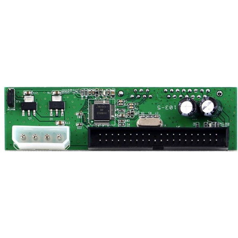 Adaptateur de convertisseur de haute qualité vert Pata IDE vers Sata Plug & Play 7 + 15 broches 3.5/2.5 Sata HDD DVD