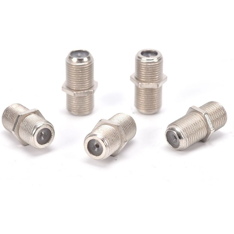 Câble Coax femelle RG6 10 pièces/paquet Câble Coax Coaxial haute qualité utilisé pour la vidéo connecteur d'adaptateur de coupleur de Type F