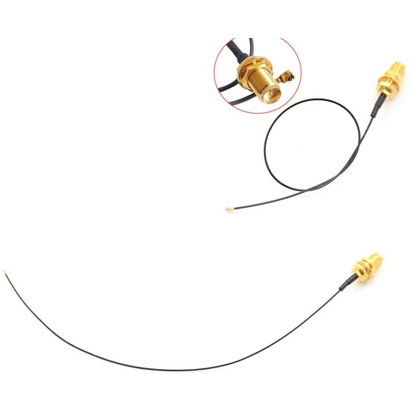 20cm antenne WiFi IPX à SMA Extension pour PCI Wifi carte routeur sans fil câble de queue de cochon Mini PCI U. FL à SMA connecteur femelle