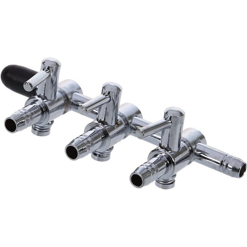 Xm Distributeur De Contrôle De Débit D'air Aquarium Valve De Pompe À Levier D'aquarium