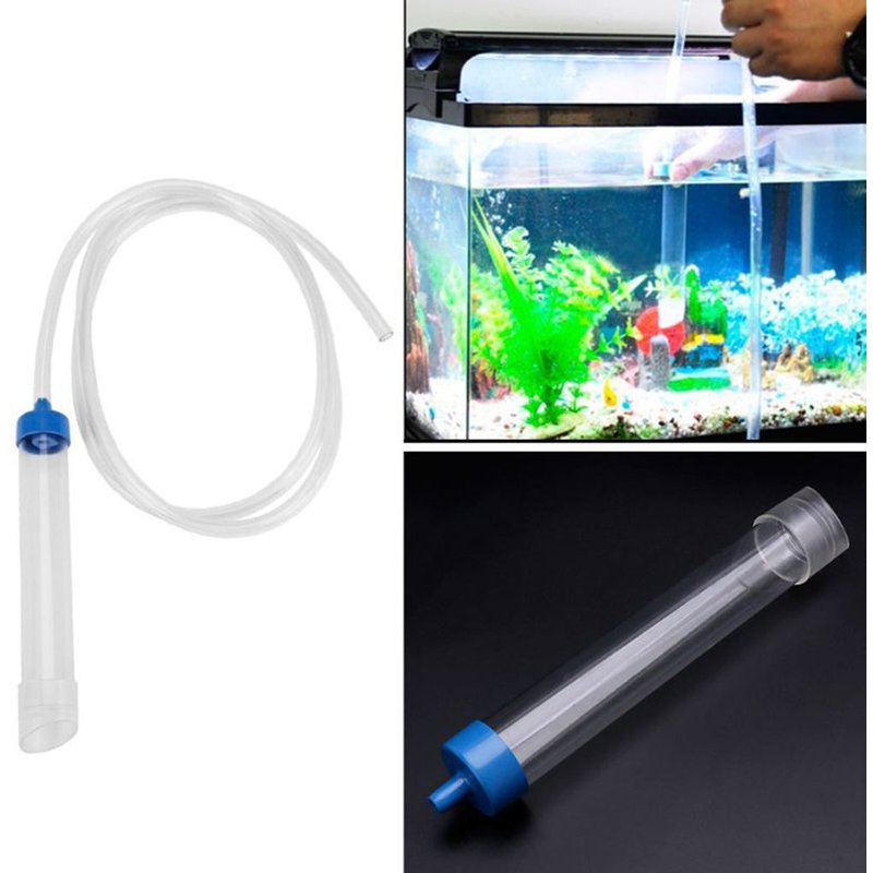Xm Nettoyant Aquarium Réservoir De Poisson Aspirateur Gravier Changeur D'eau Filtre Sable Boue Extracteur Plastique