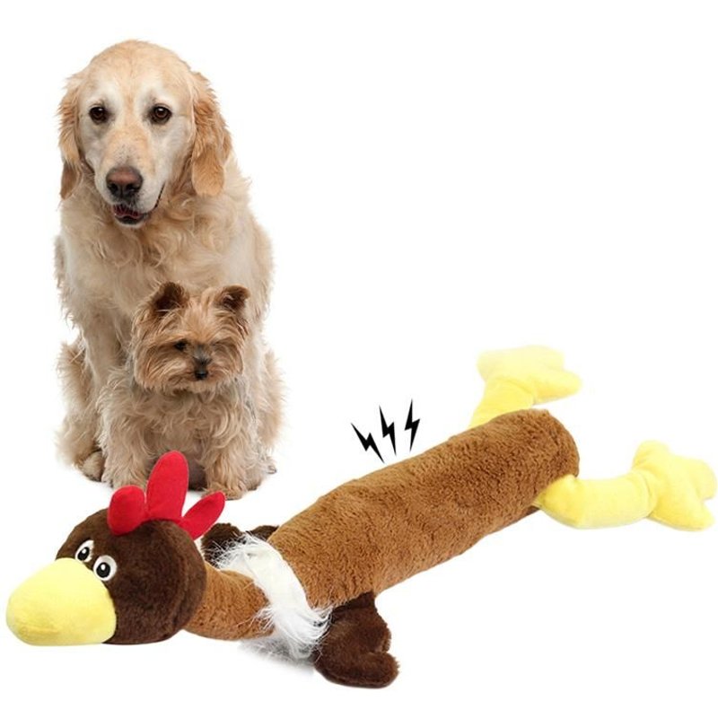 Bon66 Jouet En Peluche Pour Animaux 1 Pièce Jouet En Forme De Dinde Résistant À La Morsure Jouets Pour Animaux De Compagnie Fournitures D'animaux Pour Chiens