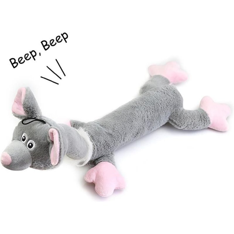 Bon66 Jouet Morsure D'animaux 1 Pièce Joli Jouet Créatif En Forme De Souris En Forme De Dessin Animé Peluche Sonore Pour Animaux Domestiques Jouets À Mâcher Pour Chiens Fournitures D'animaux De Compagnie Cadeaux Pour Chiens