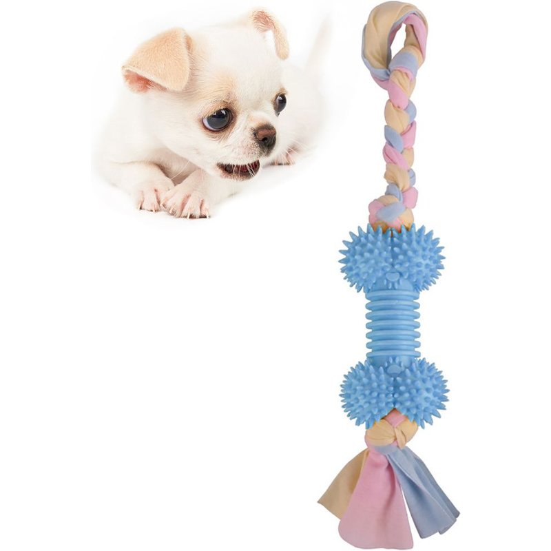 Bon66 Fournitures D'animaux Pour Chiens 1 Pièce Pour Animaux Domestiques Chiot En Coton Jouet À Noeuds À Mâcher Corde Tressée Durable En Os Outil Amusant De Nettoyage De Dents Pour Chiens