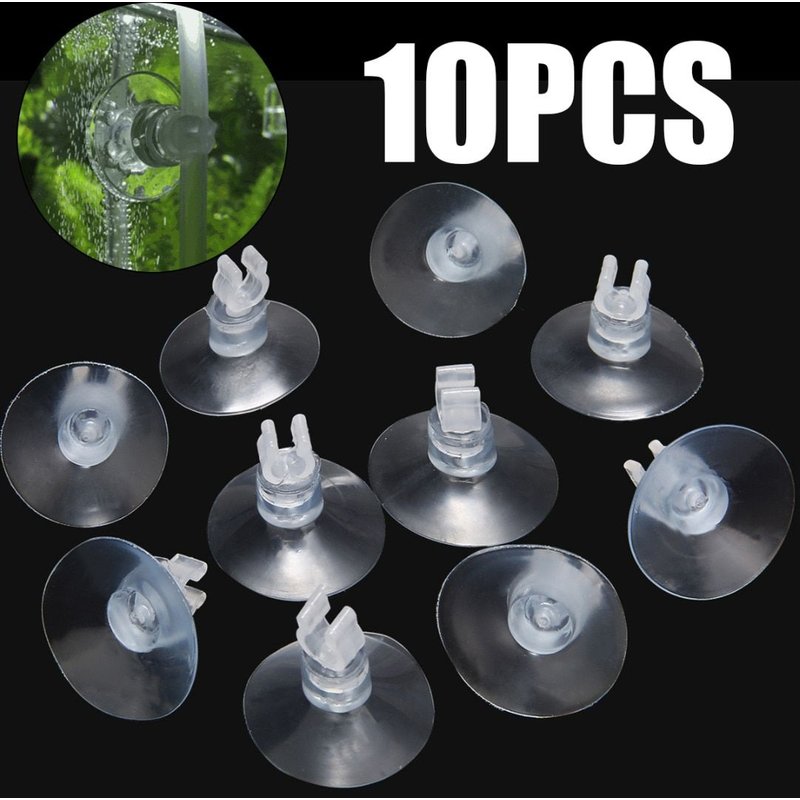 Xm Support Pour Aquarium À Ventouse 10 Pièces/Ensemble Support Pour Aquarium Réservoir À Succion Pour Tube De 4/6mm Accessoires D'aquarium
