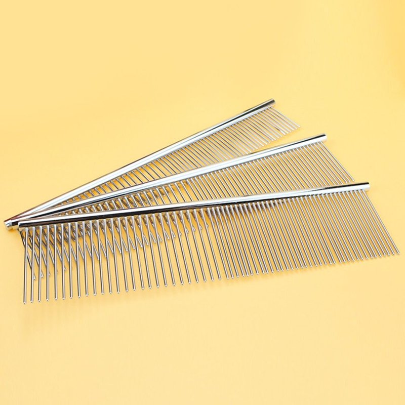 Xm Outil De Beauté Pour Animaux Animal Domestique Chien Chiot Fourrure À Poils Longs Peigne En Métal Outil De Beauté Pour Animaux Domestiques Nouvelle Brosse De Nettoyage De Chien Et Chat 1 Pièce