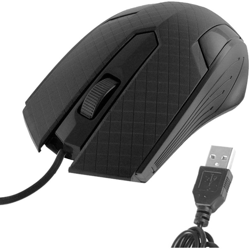 XM souris optique USB filaire souris de jeu ergonomique pour losange noir 1200DPI ambidextre ordinateur PC support d'ordinateur Table 3