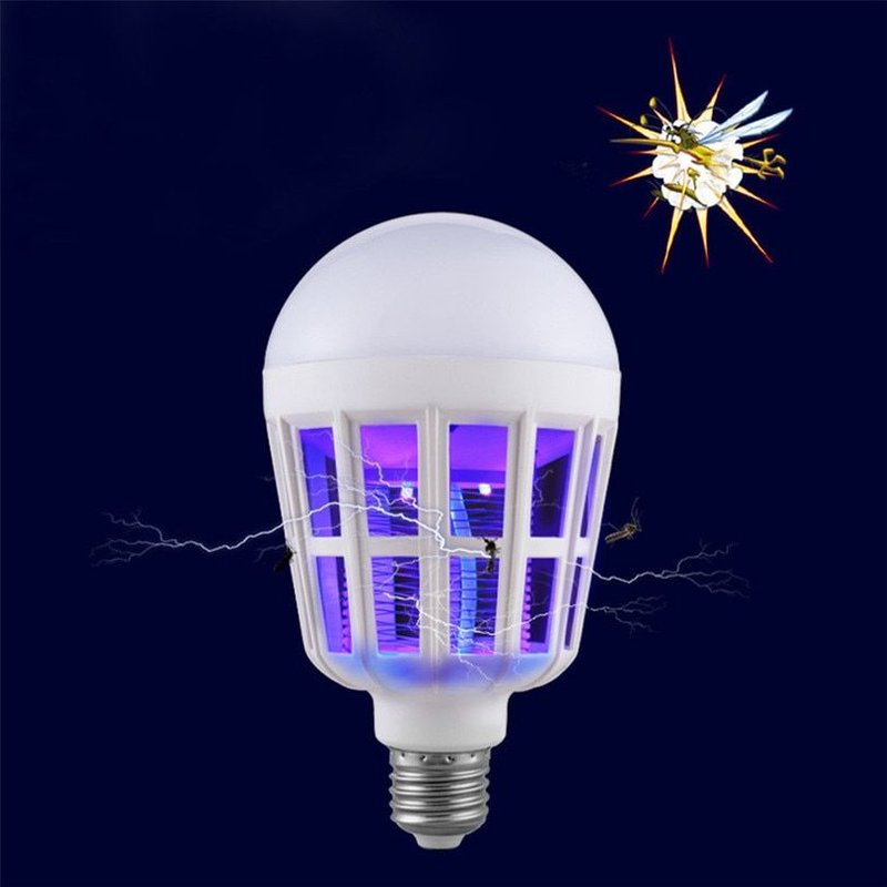 XM Ampoule Anti-moustique 15W 1000LM 6500K Lampe anti-moustiques ampoule Anti-mouche électronique Anti-moustique nouvelle collection